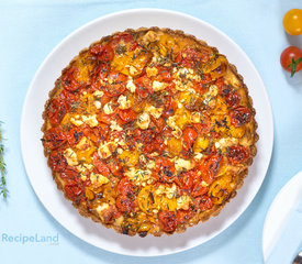 Roasted Cherry Tomato and Feta Tart