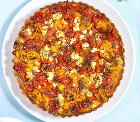 Roasted Cherry Tomato and Feta Tart