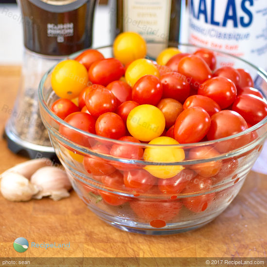 Roasted Cherry Tomato and Feta Tart