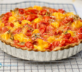 Roasted Cherry Tomato and Feta Tart