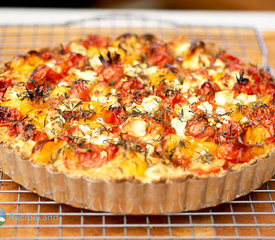 Roasted Cherry Tomato and Feta Tart