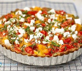 Roasted Cherry Tomato and Feta Tart