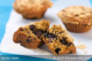 Blueberry Pumpkin Muffins recipe