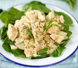 Chicken Potato and Spinach Salad