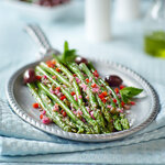 Italian asparagus.  How to cook asparagus Italian-style.  Classic flavor-packed cold marinated asparagus with an onion, caper, lemon and mint dressing. Perfect to make ahead and serve anytime with simple ingredients.