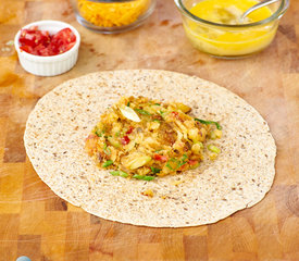 Crunchy Breakfast Wrap for Two