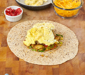 Crunchy Breakfast Wrap for Two