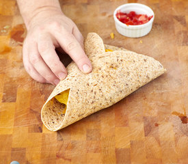 Crunchy Breakfast Wrap for Two