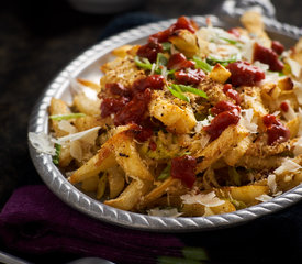 Cheese and Chive Poutine Marinara