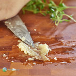 Making garlic paste