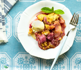 Apple-Rhubarb Dump Cake