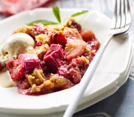 Apple-Rhubarb Dump Cake