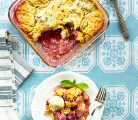 Apple-Rhubarb Dump Cake