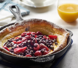 Berry Breakfast Puff for Two