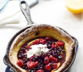 Berry Breakfast Puff for Two