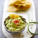 Garlic scapes lift this bean dip into a seasonal, delicious and healthy beginning of summer dip.A fluffy and billowing fresh green colored dip with a velvety texture and mildly assertive green garlic warmth to wrap around any crudites of your choosing.