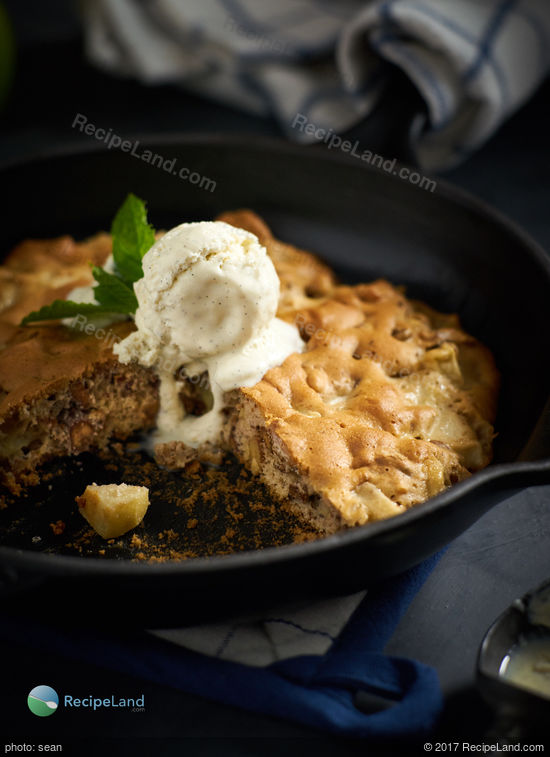 Norwegian Apple Pie for Two