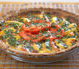 Cheesy Herbed Heirloom Tomato Pie