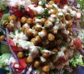 Chickpea Shawarma Salad