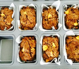 Sugar Free Peach Oat Bran Muffins