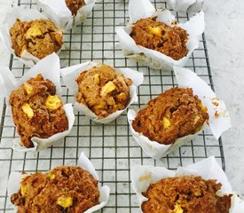 Sugar Free Peach Oat Bran Muffins