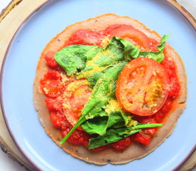 Buckwheat Tortilla Pizza