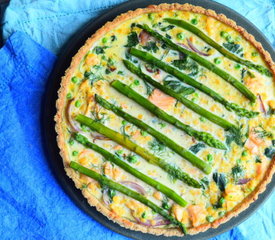 Salmon & Asparagus Tart