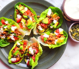 Turkey Lettuce Boats