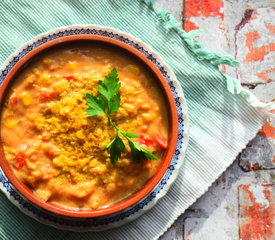 Vegetarian Spiced Lentil Soup