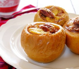 Winter-Spiced Banana and Pecan Stuffed Apples