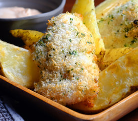 Asian Baked Fish and Chips