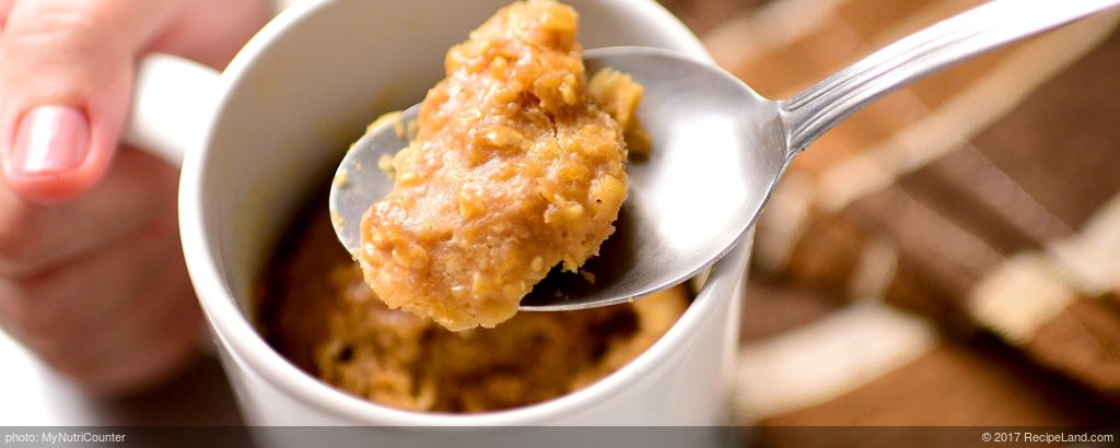 Peanut Butter Oatmeal Mugcake