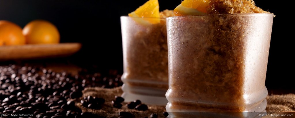 Coffee and Orange Granita