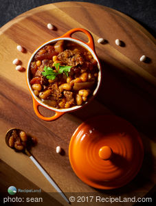 Beef Chili with Navy Beans
