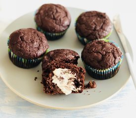 Double Chocolate Ricotta Muffins (Healthier Version)