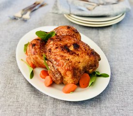Amazing Roast Chicken with Honey Glaze