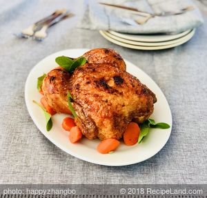 Amazing Roast Chicken with Honey Glaze recipe
