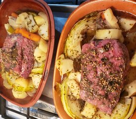 New England Boiled Dinner (Clay Pot)