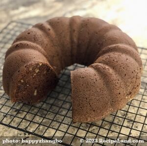 Banana-Chocolate Bundt Cake recipe