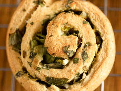 Christmas Herbed Pinwheel Biscuits