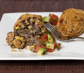 Black Bean Croquettes with Fresh Salsa