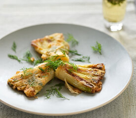 Fried Leeks with Tarragon