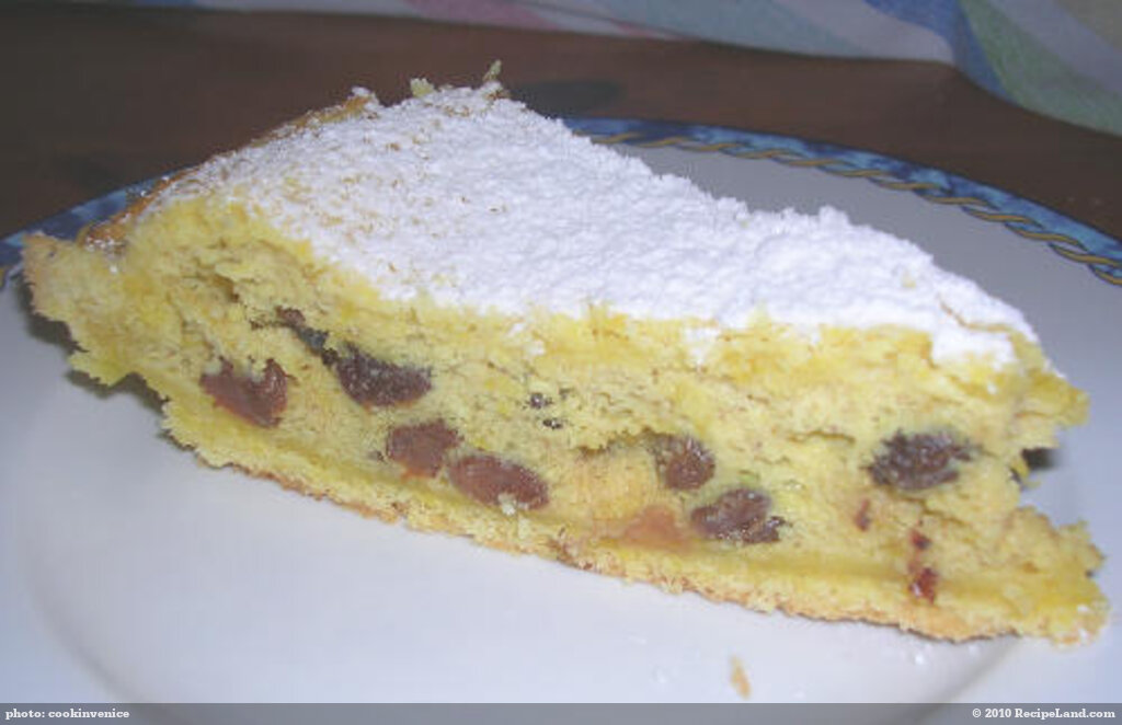 Venetian Style Ricotta and Sultana Pie