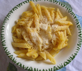 Pasta Penne with Pumpkin Sauce