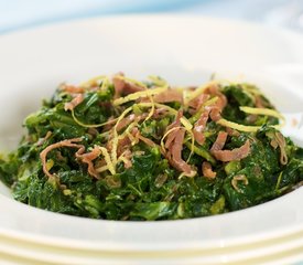 Southern Living Quick Collards with Prosciutto