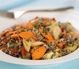 Wild Rice and Artichoke Salad