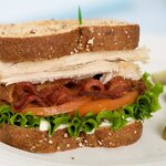 Leftover Turkey Club Sandwich