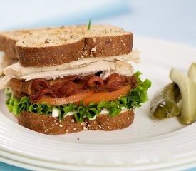 Leftover Turkey Club Sandwich