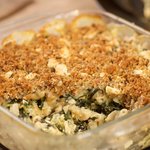 Cheesy Macaroni and Cheese with Spinach and Feta