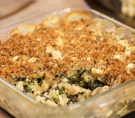 Cheesy Macaroni and Cheese with Spinach and Feta